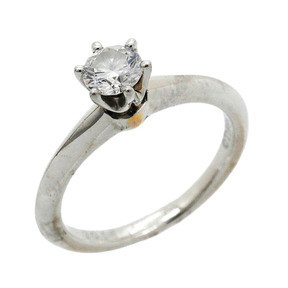 Tiffany & Co. Solitaire Ring, 1PD (One Diamond), Pt950 Platinum, 0.31ct Diamo...